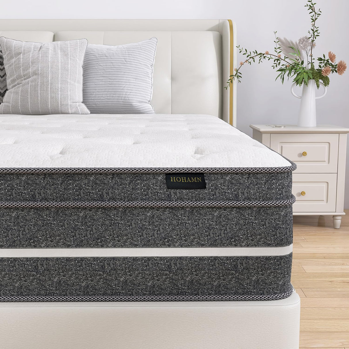 Queen Size Mattress, 14 Inch Hybrid Mattress in a Box, Queen Mattress Foam