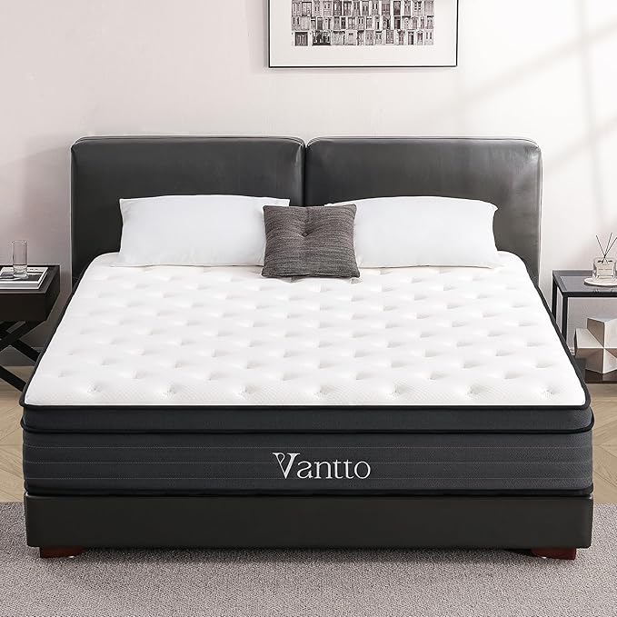 Full Size Mattress, 12 Inch Memory Foam Hybrid Mattress