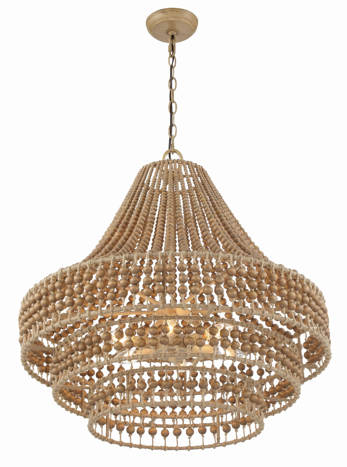 Crystorama Silas 6 Light Burnished Silver Chandelier