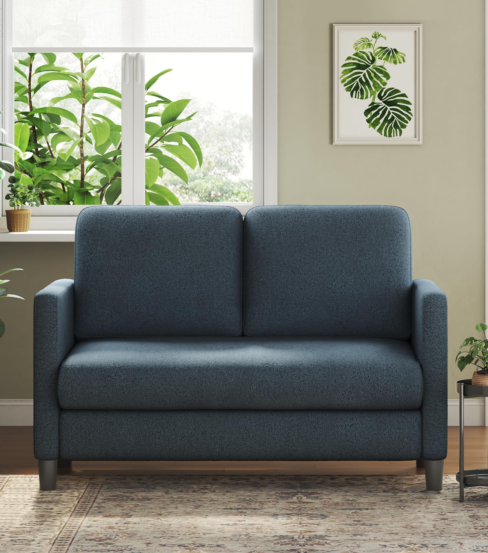Loveseat Sofa, 51" Small Sofa Couch for Bedroom