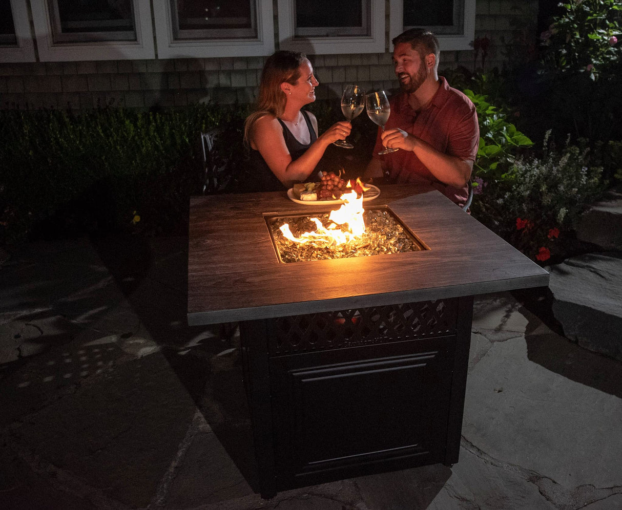 DualHeat Dakota Fire Pit | Dual Heat 2 in 1 Propane Fire Pit & Outdoor Heater