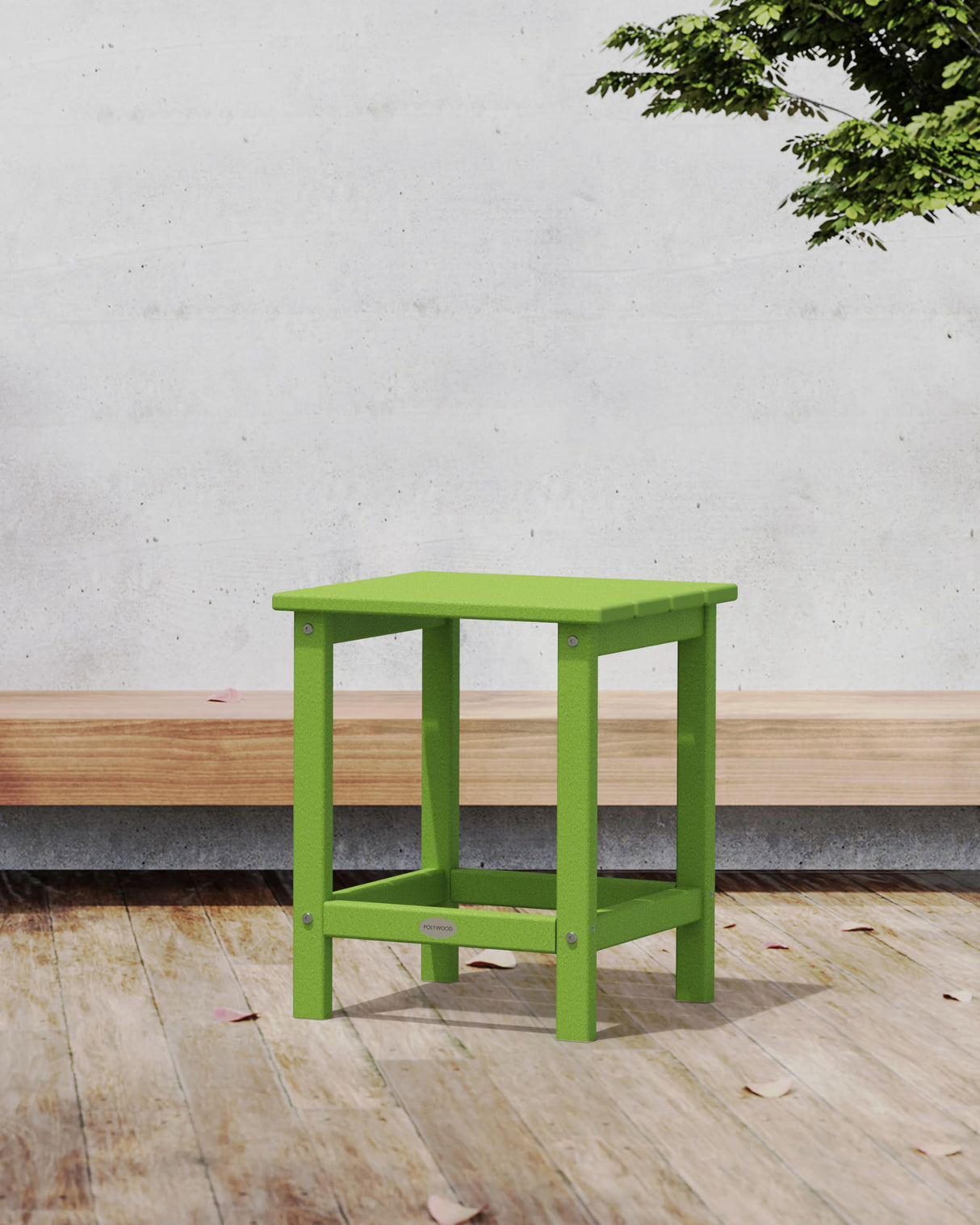 Long Island 18" Side Table in Lime