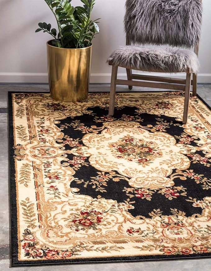 Versailles Collection Traditional Classic Medallion Motif Area Rug (10' 0 x 13' 0 Rectangular
