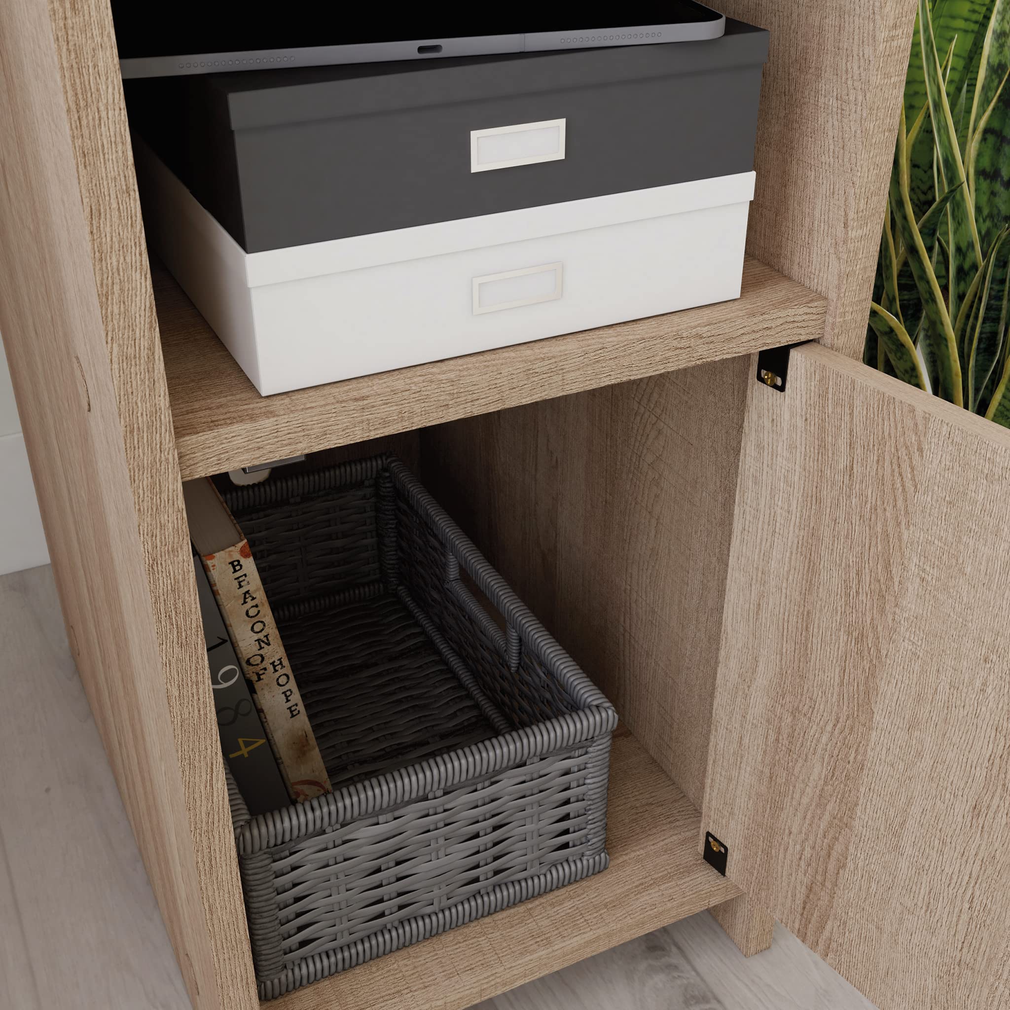 Beginnings Desk, L: 40.39" x W: 17.48" x H: 28.82", Summer Oak Finish