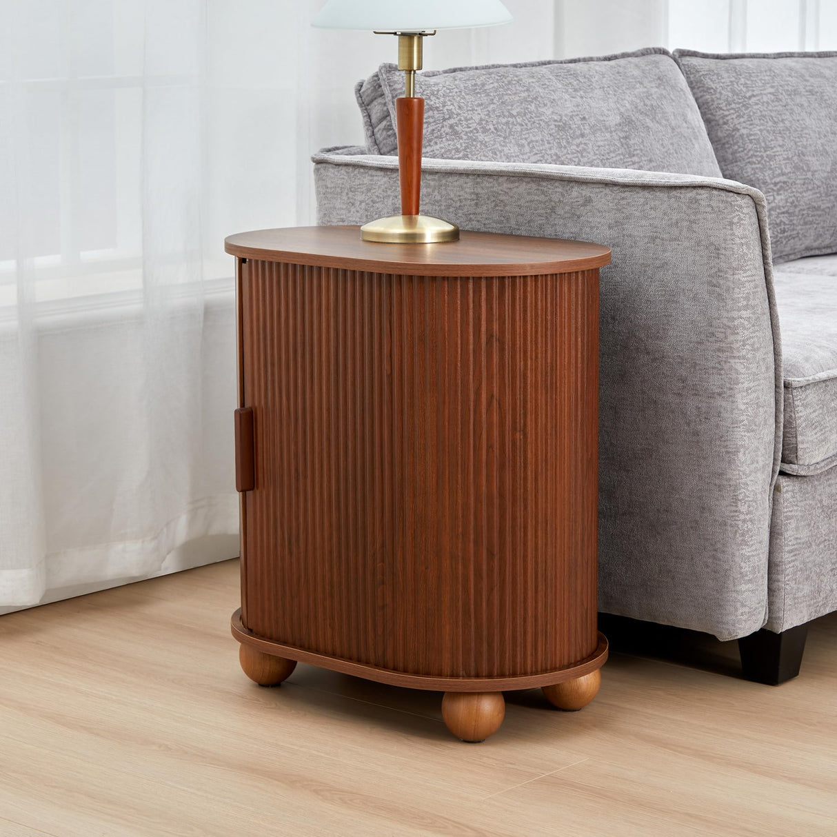 End Table Set of 2, Sofa Side Table