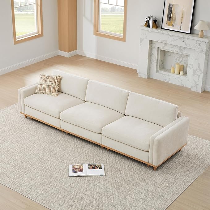 Large Luxury L Shape Convertible Sectional Modular Sofa