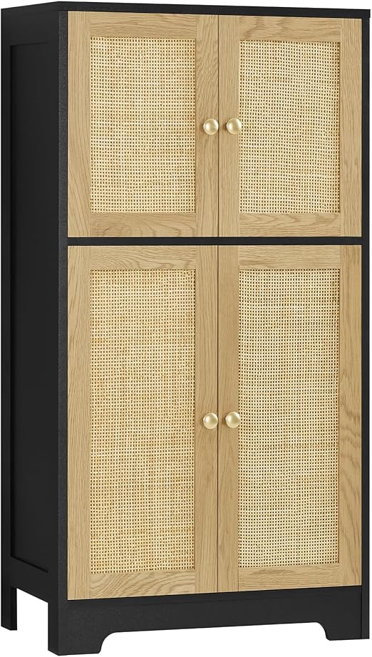 Bathroom Cabinet, Storage Cabinet with Adjustable Shelves