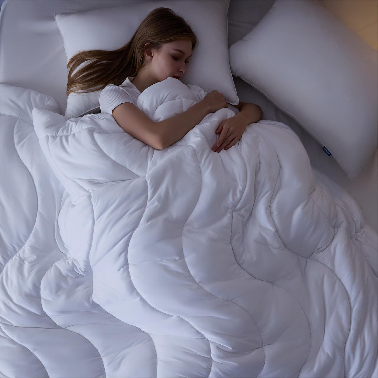 Duvet Insert Queen, All Season Duvet, Reversible Comforters, Ultra Soft Down Alternative