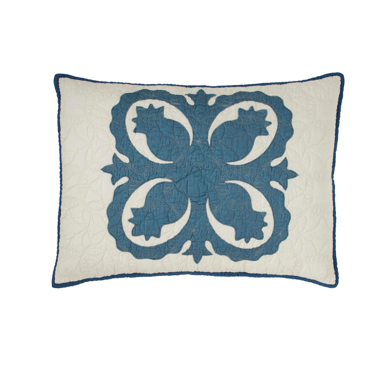 King Quilt, Soft Cotton Bedding, Coastal Home Decor, Oeko-Tex Certified (Aloha Pineapple Blue, King)