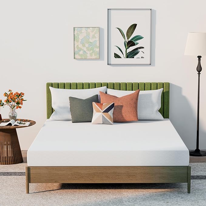 8 Inch Queen Green Tea Cooling Memory Foam Mattress