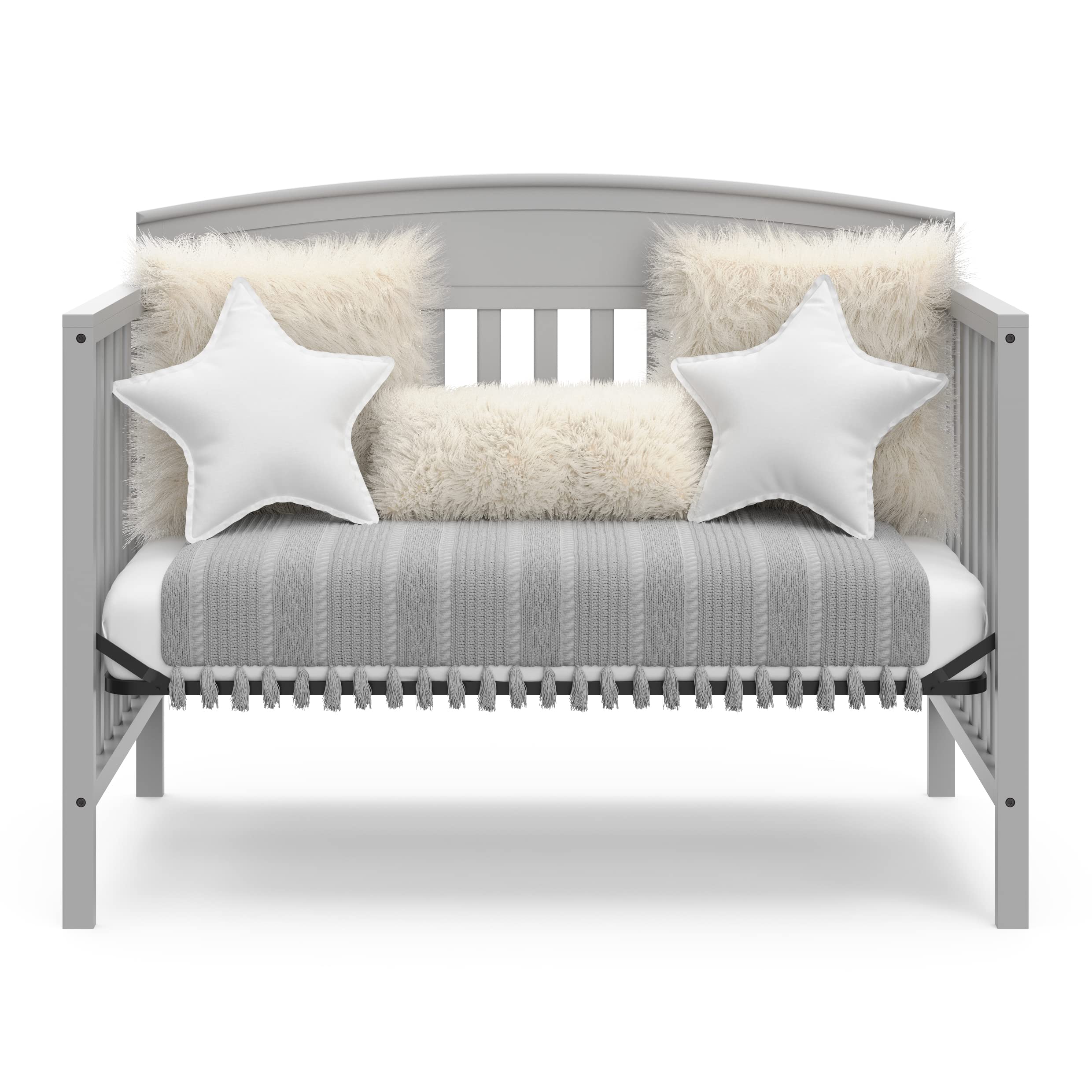 Benton 5-in-1 Convertible Crib (Pebble Gray) – GREENGUARD Gold Certified