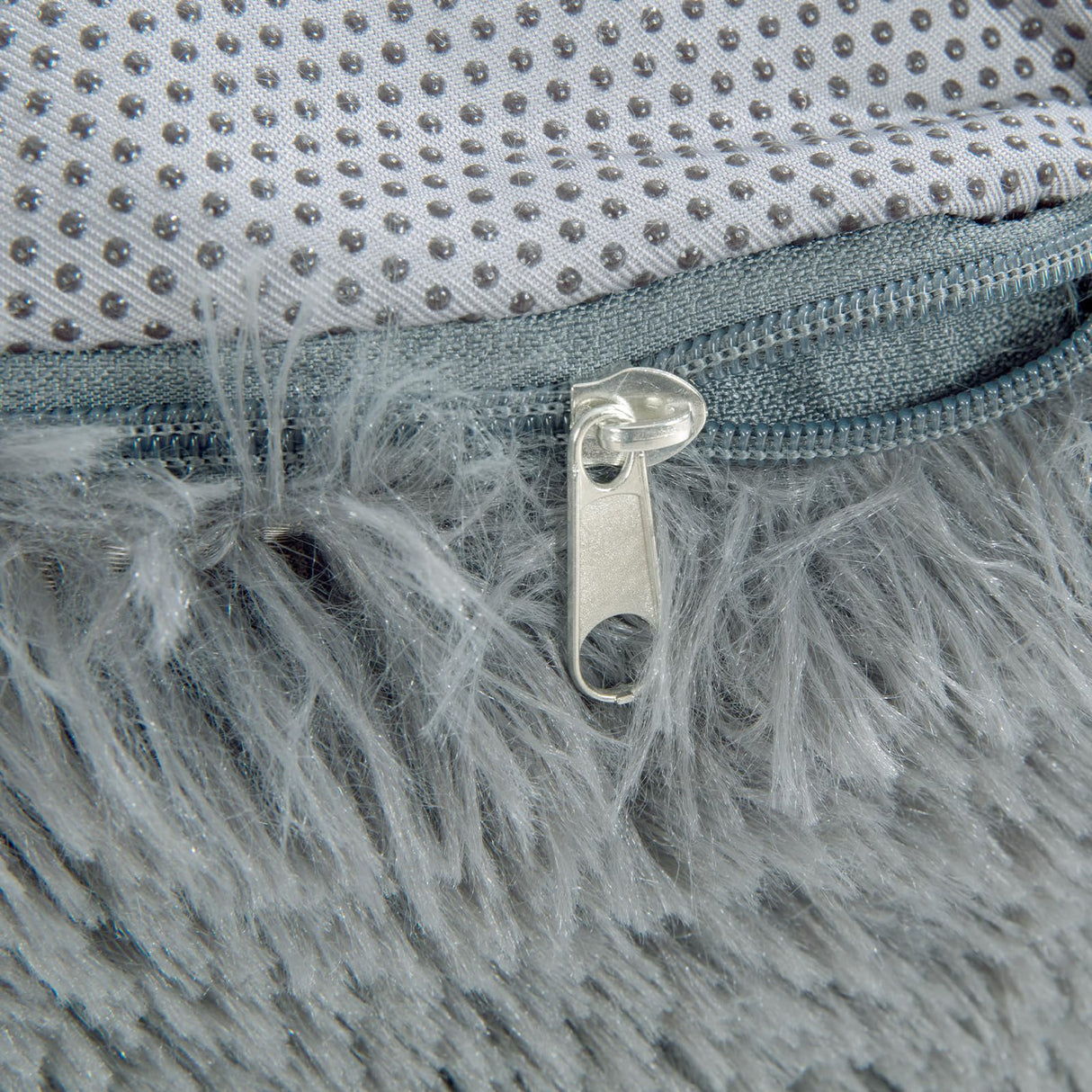 Round Pouf Ottoman Stuffed,Faux Fur Pouf Ottoman