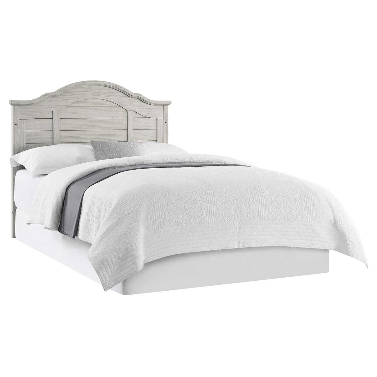 Simmons Kids Asher 6-in-1 Convertible Crib with Toddler Rail, Rustic Mist