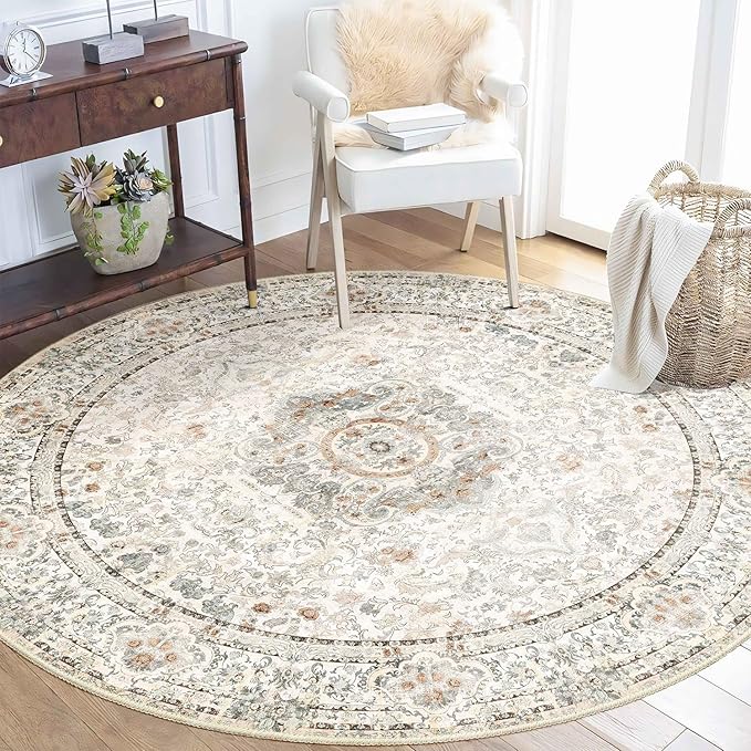 Green Rug 3x5,Washable Area Rugs for Bedroom Living Room Kitchen Entryway,