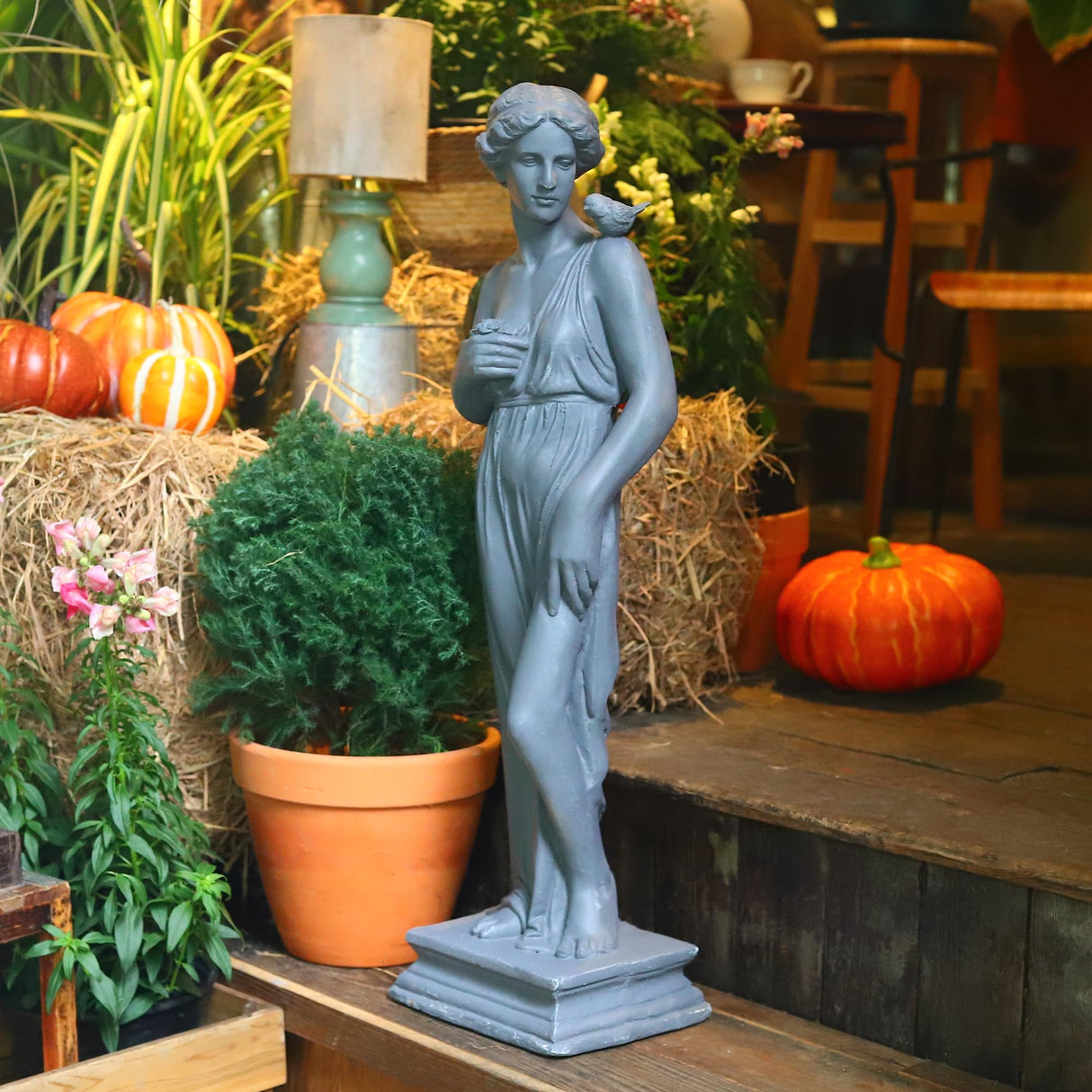 Garden Statue Greek Goddess Statue for Altar Nymph Sculpture Mythology Roman