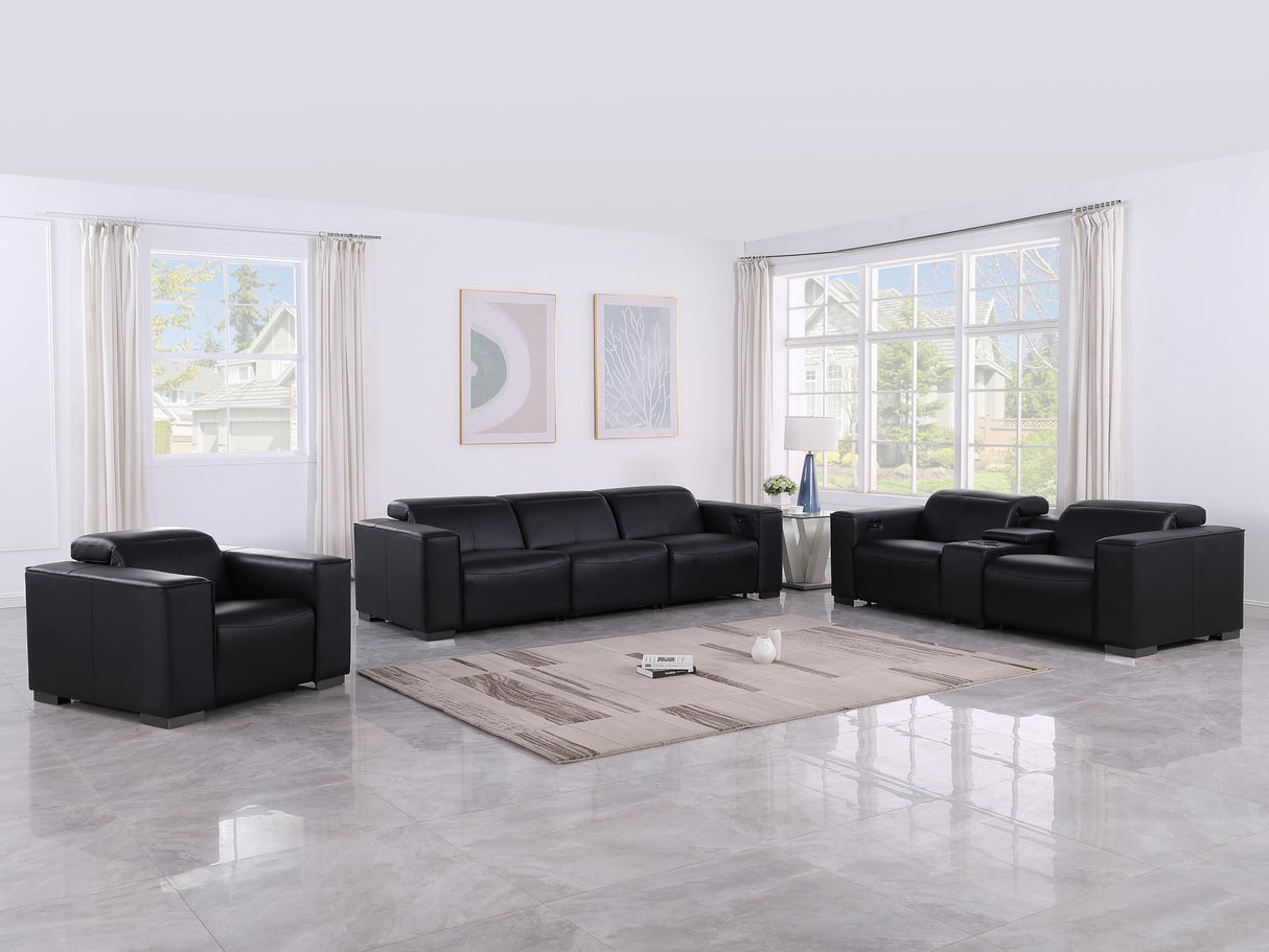 Umbria 3 Piece Power Recliner Sofa Set | Couch, Loveseat and Chair