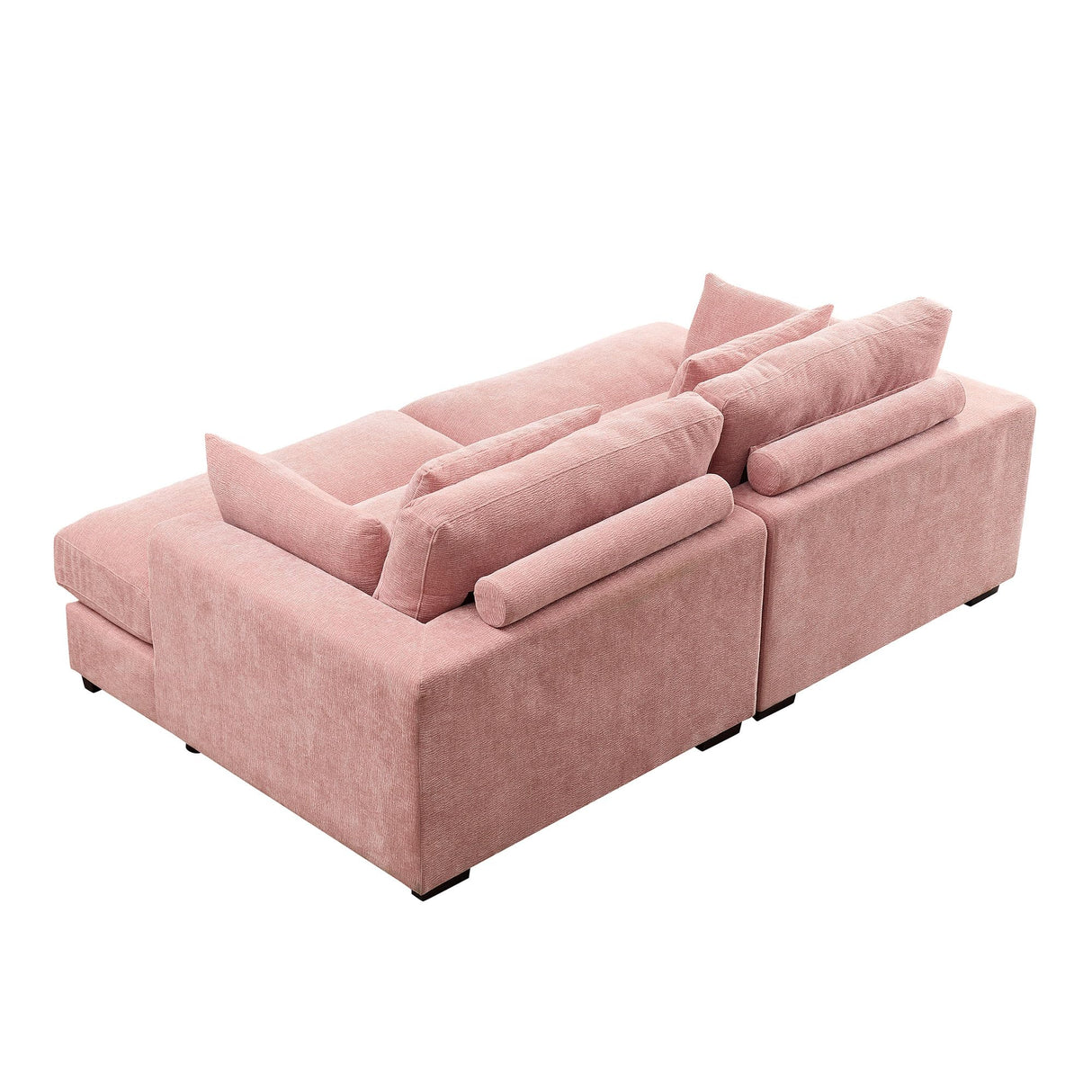 Modern Chenille Upholstered Sectional Sofas Cloud Couch