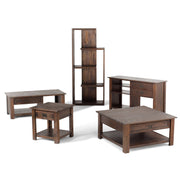 Monroe SOLID WOOD 52 inch Wide Rustic Contemporary Console Sofa Entryway