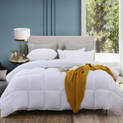 Oversized King Comforter Duvet Insert White, All Season Down Alternative Comforter