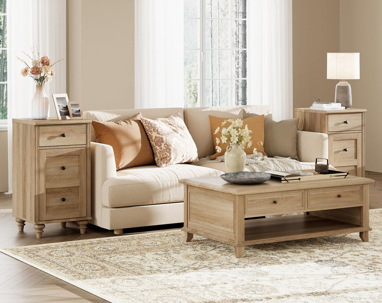 Nightstands with Charging Station