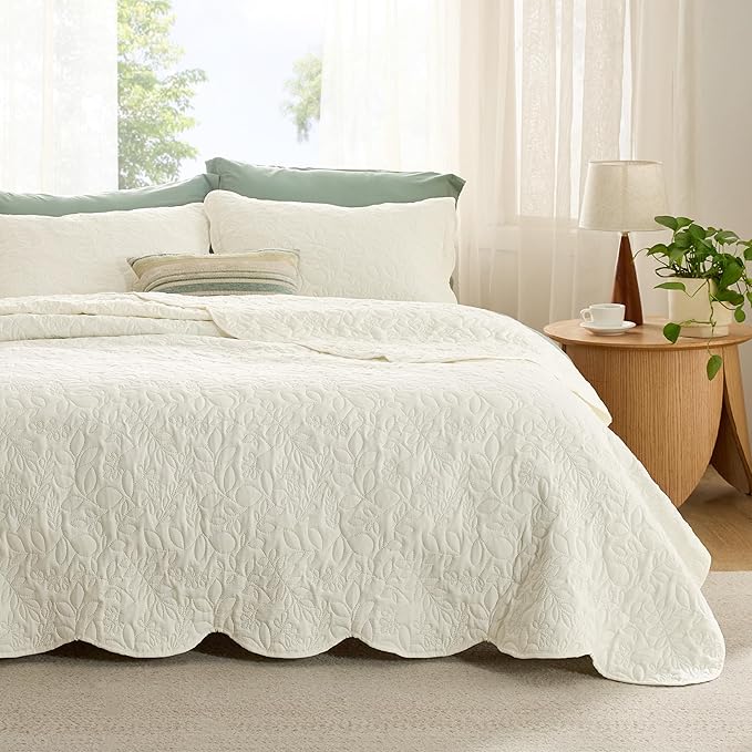 Queen Quilt Bedding Set - Pre-Washed Full/Queen Quilt Set