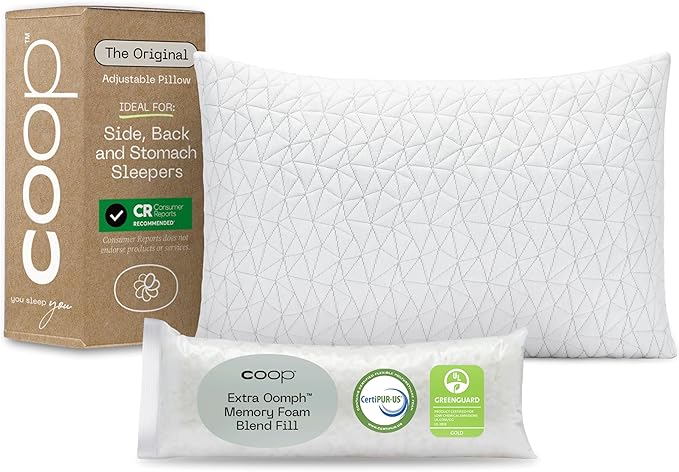 Original Adjustable Pillow, Queen Size Bed Pillows for Sleeping