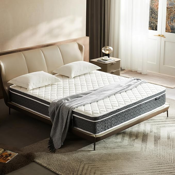 Queen Mattress 12 Inch Hybrid Mattress
