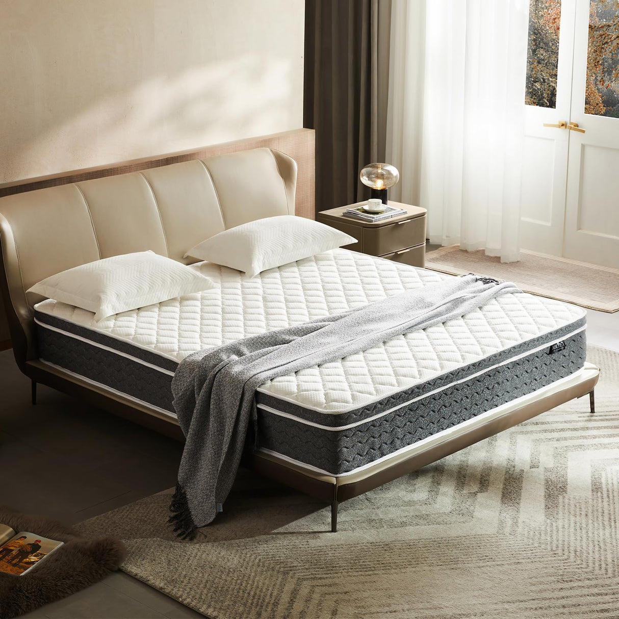 King Mattress 12 Inch Hybrid Mattress in a Box with Memory Foam