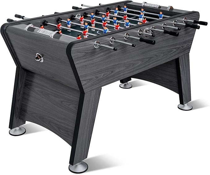58" Foosball Table, Competition Sized Soccer Table Game