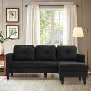 Sectional Sofa Couch, L-Shaped Couch with Modern Linen Fabric