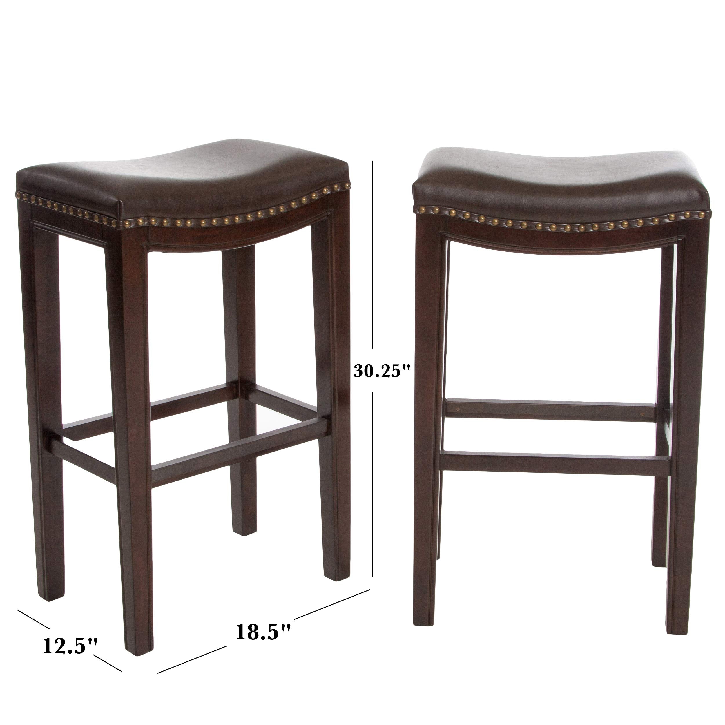 Christopher Knight Home Avondale Backless Bar Stools,12"D x 18.13"W x 30"H, 2-Pcs Set