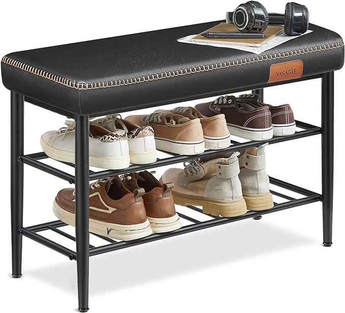 EKHO Collection - Shoe Bench, Storage Bench, Shoe Rack Bench