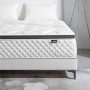 Queen Mattress,12 Inch Queen Size Mattress in a Box,Gel Memory Foam and Innerspring