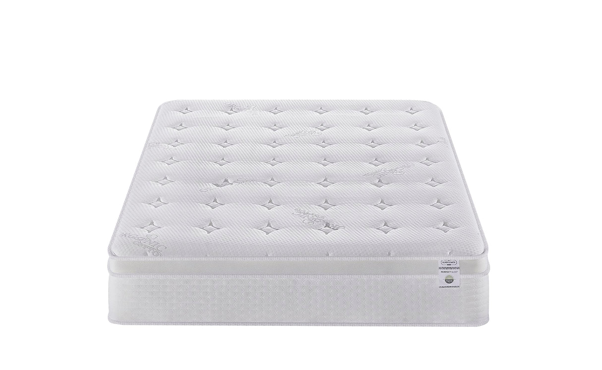 Queen Size Mattress - 12 Inch Cool Memory Foam & Spring Hybrid Mattress