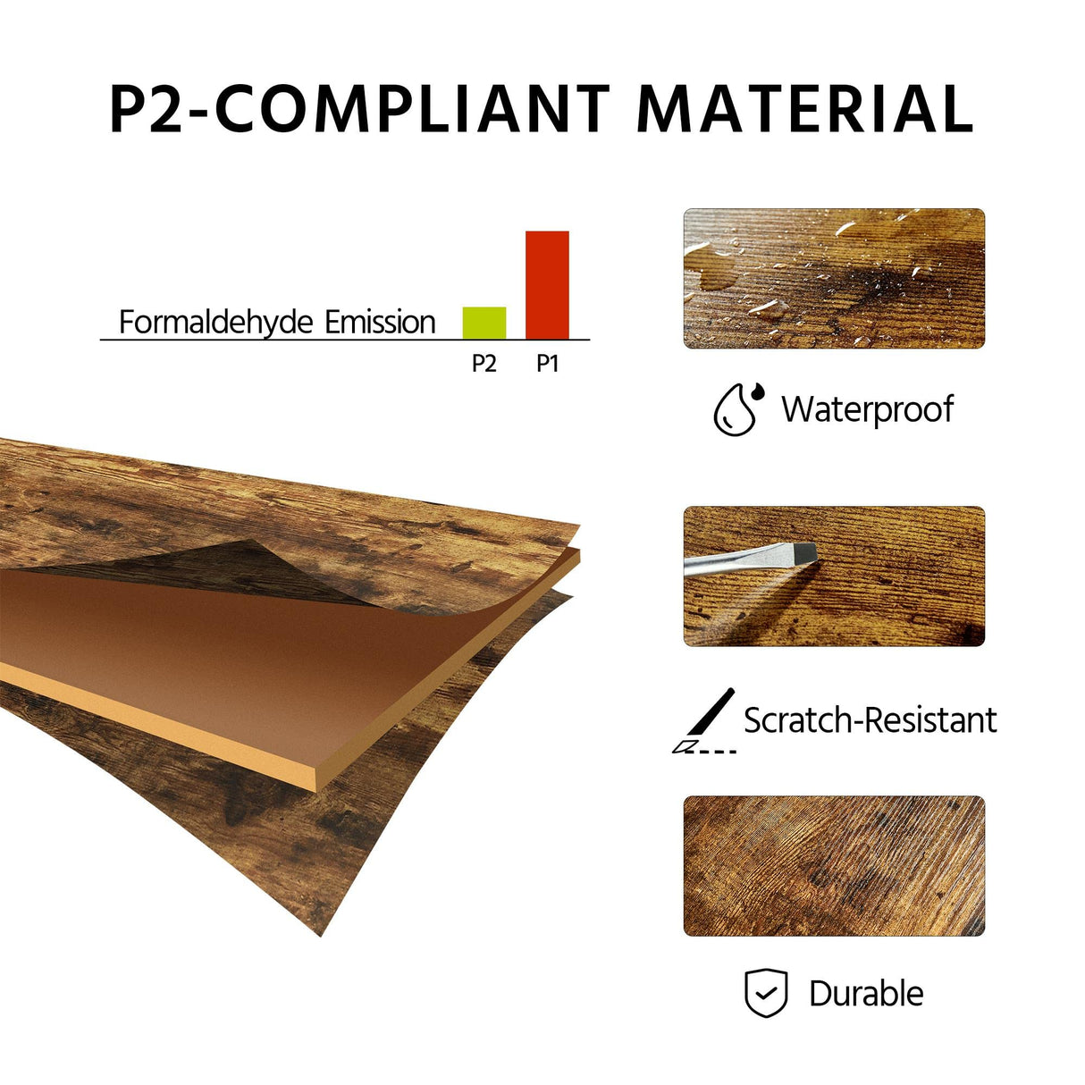 Coffee Table, 40in Lift Top Coffee Table, Rustic Industrial Lift Up Center Table