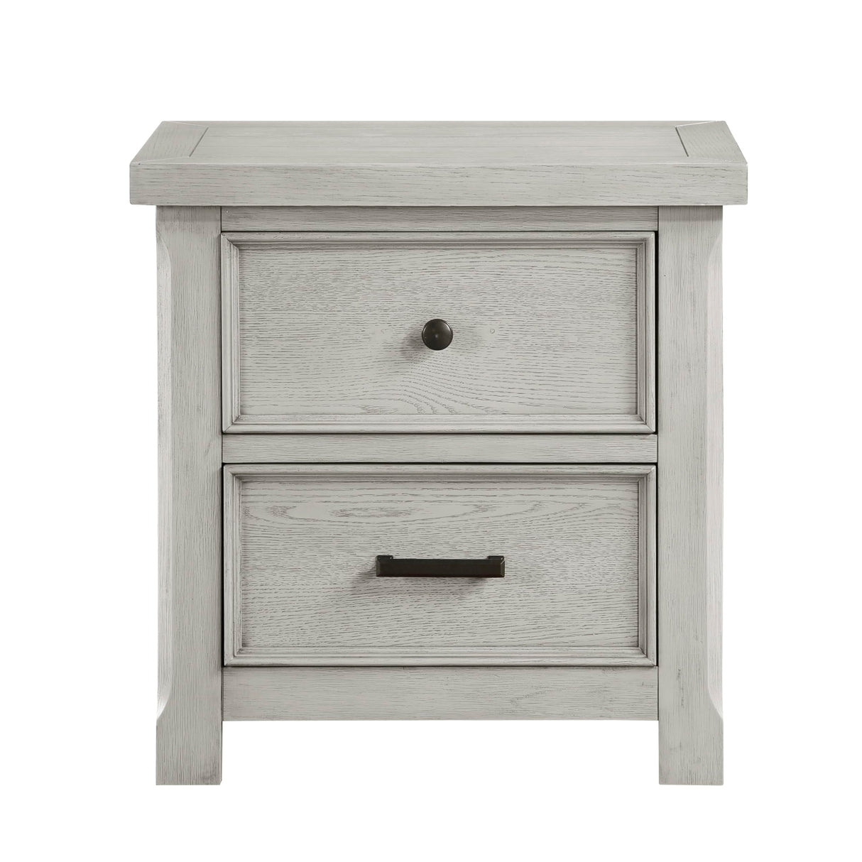Lise 2-Drawer Nightstand, Antique White