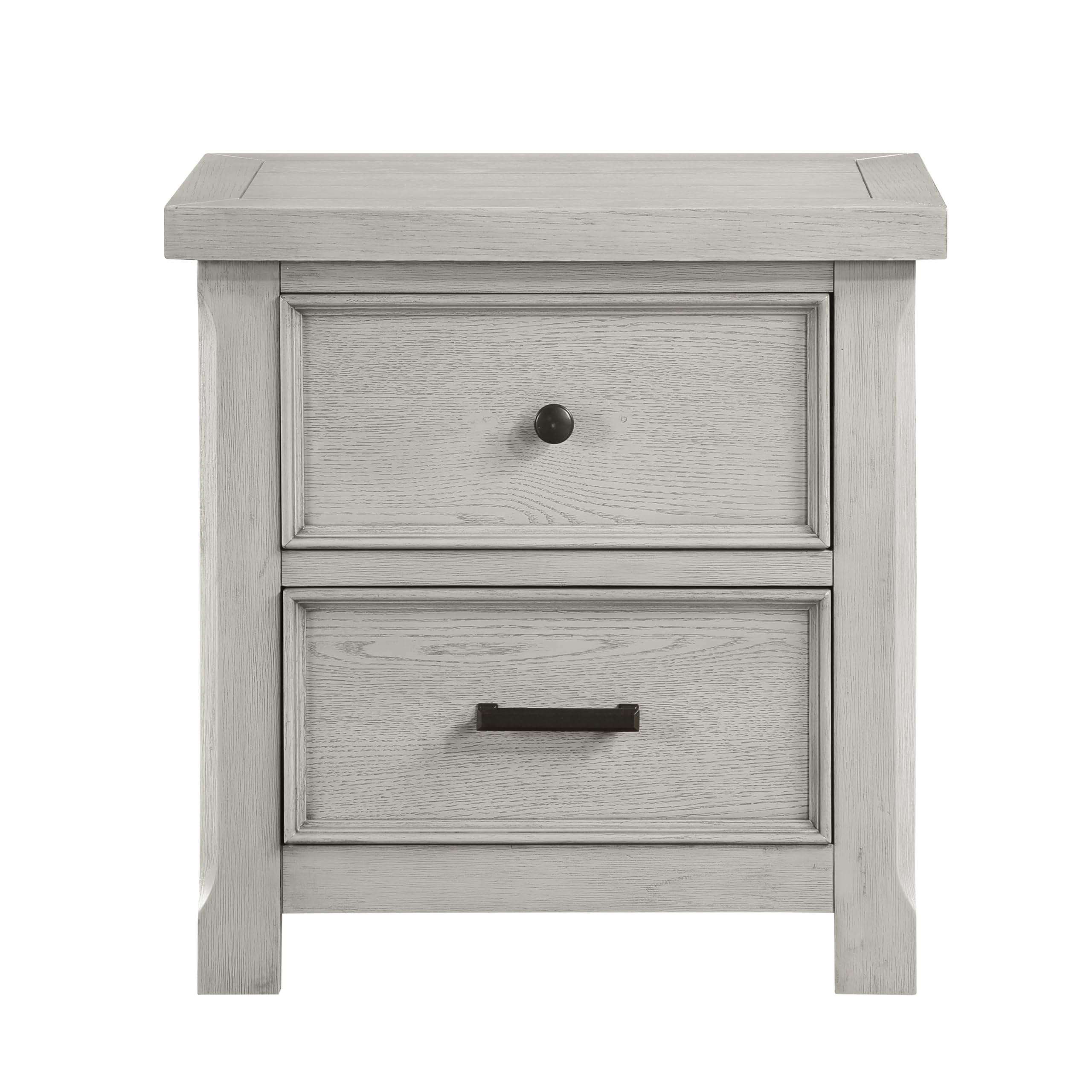 Lise 2-Drawer Nightstand, Antique White