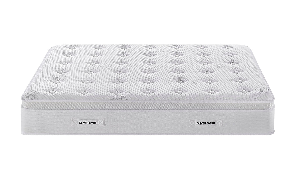 Queen Size Mattress - 12 Inch Cool Memory Foam & Spring Hybrid Mattress