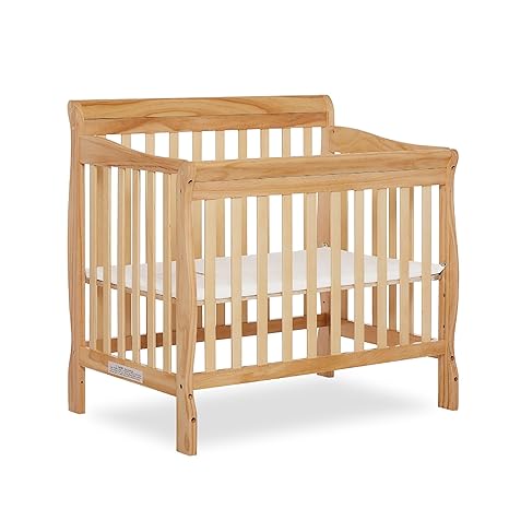 Aden 4-in-1 Convertible Mini Crib In Espresso, Greenguard Gold Certified