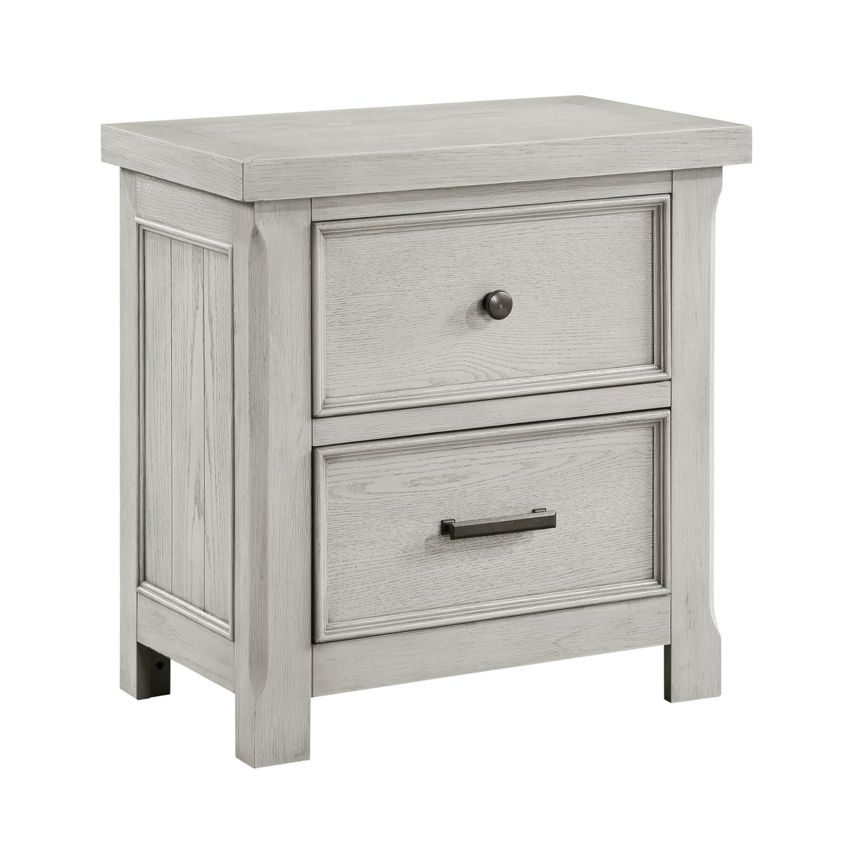 Lise 2-Drawer Nightstand, Antique White