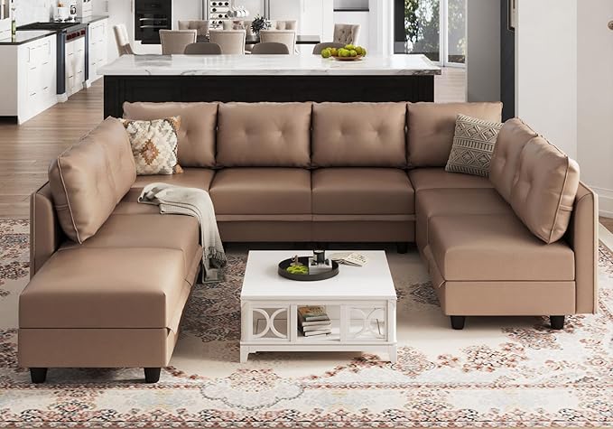 Modular Sectional Sofa, Convertible U Shaped Sectional Couch