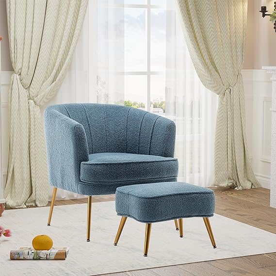 Bedroom Office Velvet Accent Chairs for Living Room