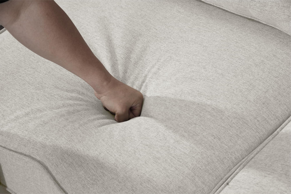 130'' Reversible Modular Sofa Couche with Ottoman Sectional