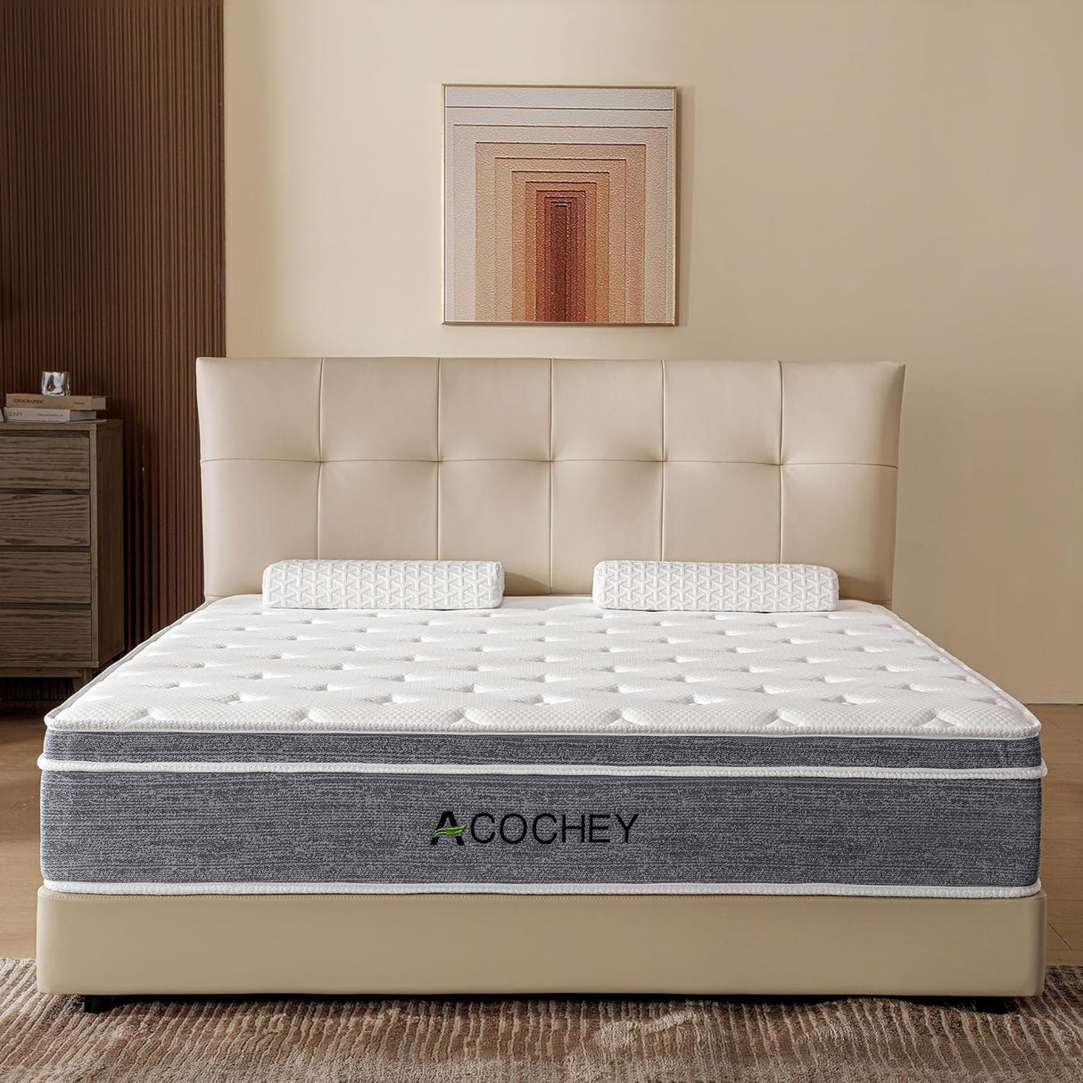 12 Inch Queen Mattress Memory Foam and Spring Hybrid Mattresses