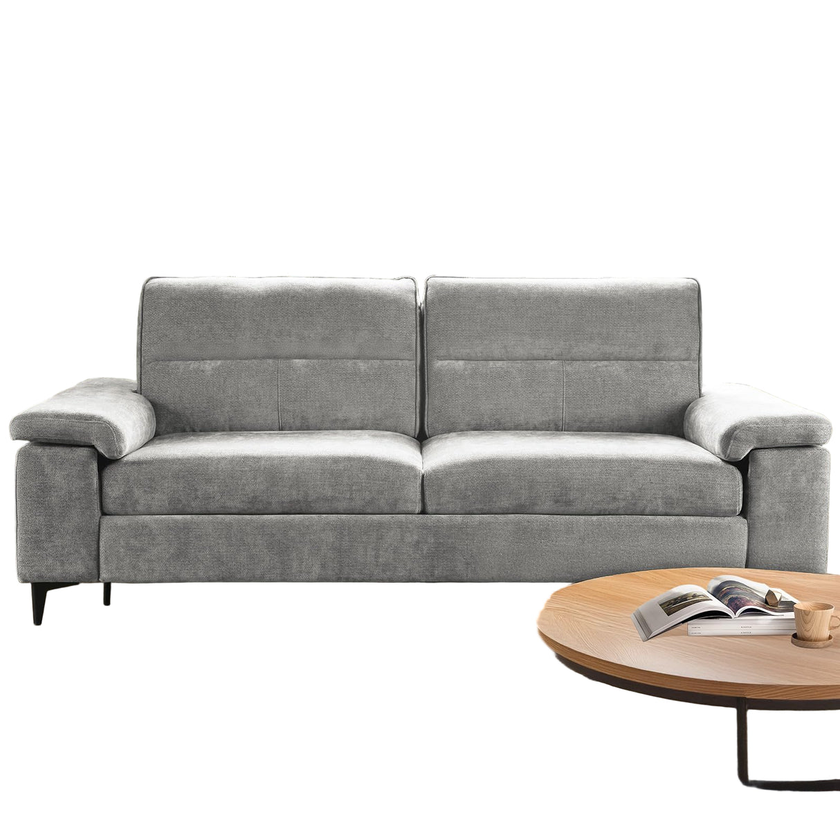 88.97" Modern Sofa Couches for Living Room, Deep Seat Sleeper Sofas