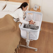 Baby Bassinet Bedside Sleeper, Portable Bedside Bassinet for Baby Newborn Infants