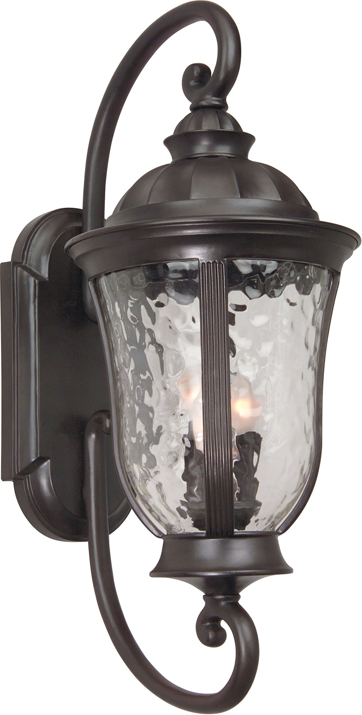 Z6020-OBO Frances Outdoor Wall Mount Sconce Lighting, 3-Light, 180 Watts, Oiled Bronze