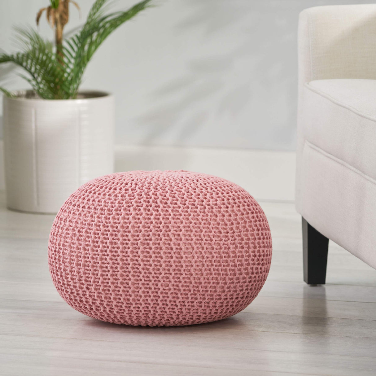 Home 313883 Pouf, Pink