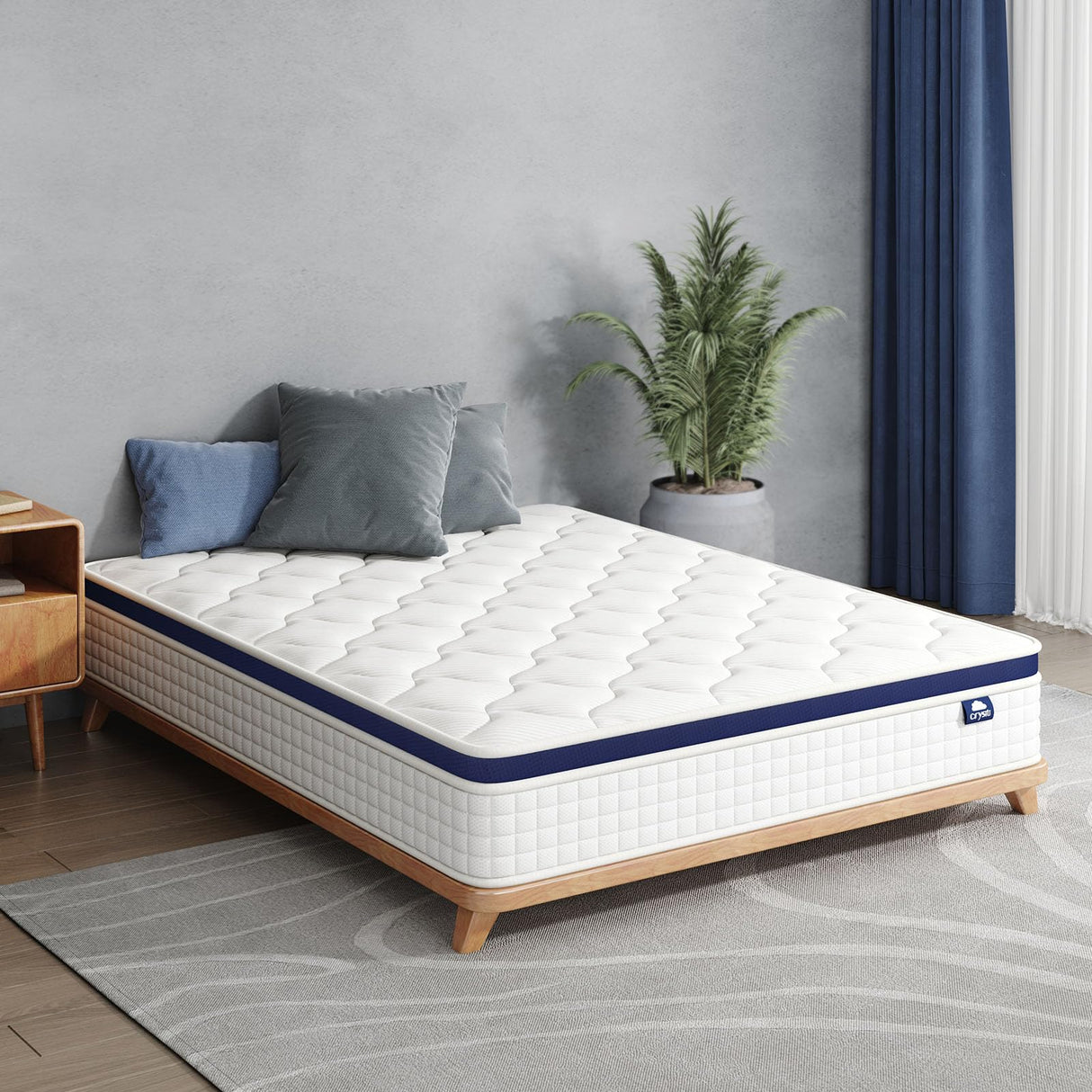 Full Size Mattress 14 Inch Memory Foam Hybrid Mattress