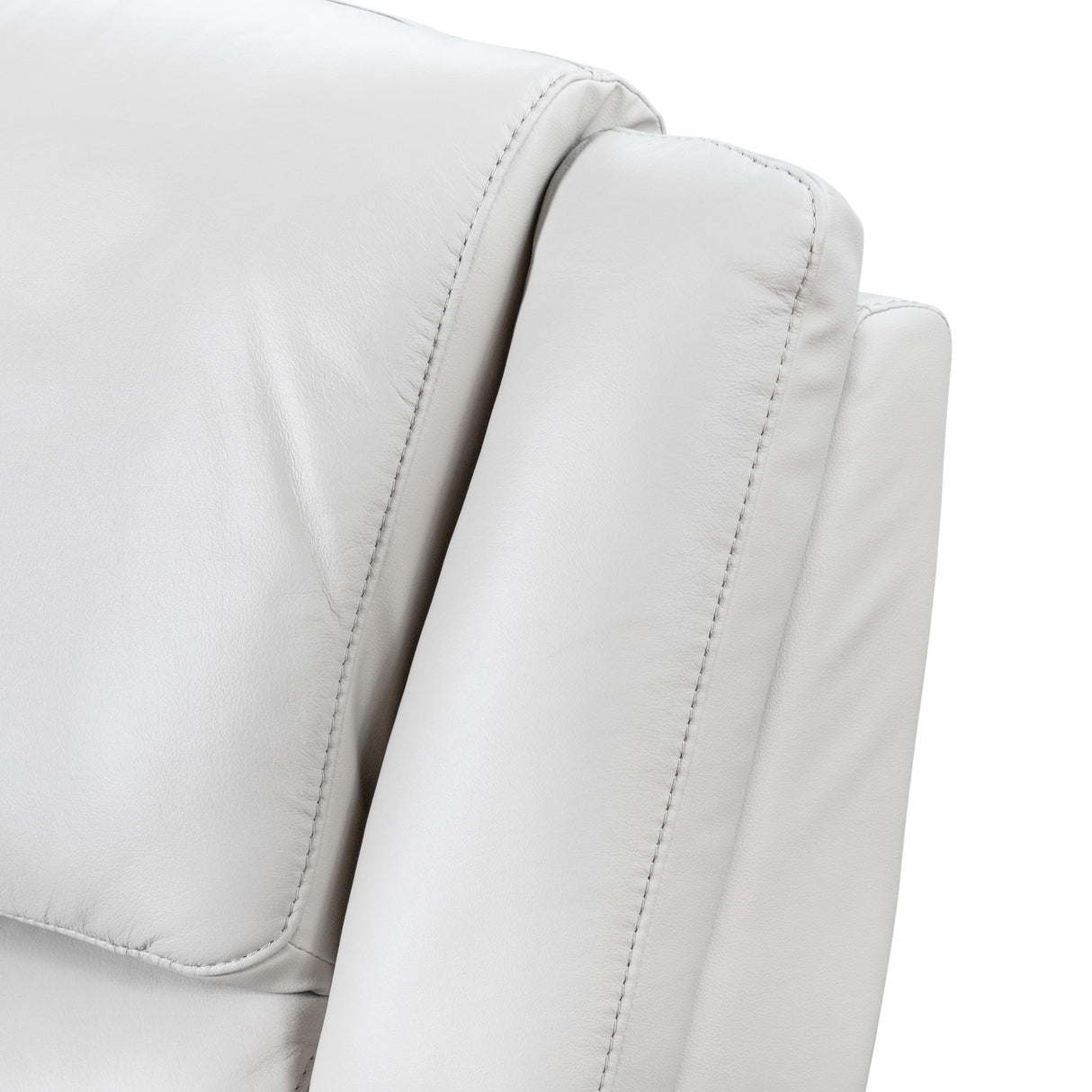 America Sorin Modern 3-Piece Leather Recliner Sofa Set with Pillow Armrests, Reclining